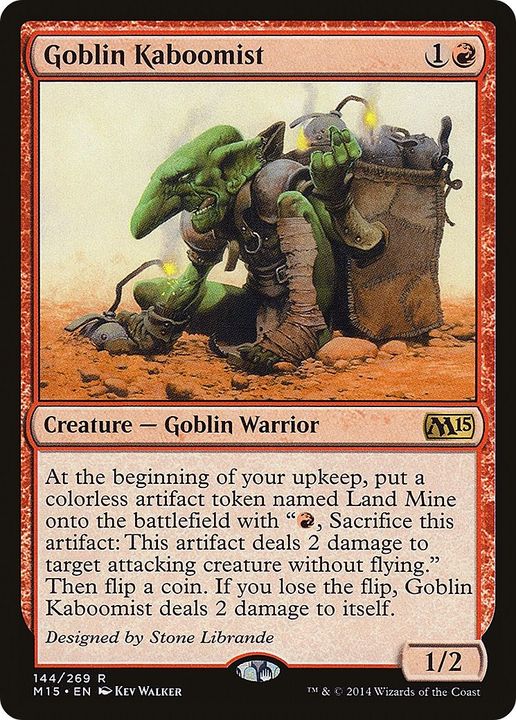 Goblin Kaboomist in the group Magic the Gathering / Types / Creatures / Warrior at Proxyprinters.com (46945)