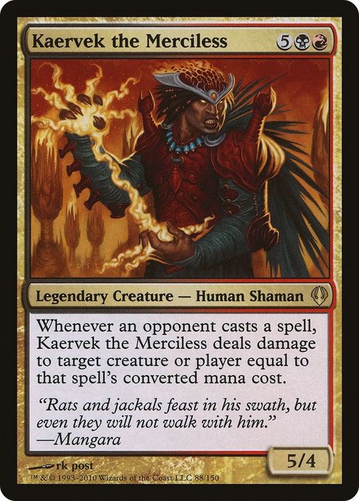 Kaervek the Merciless in the group Magic the Gathering / Sets / Archenemy at Proxyprinters.com (4697)