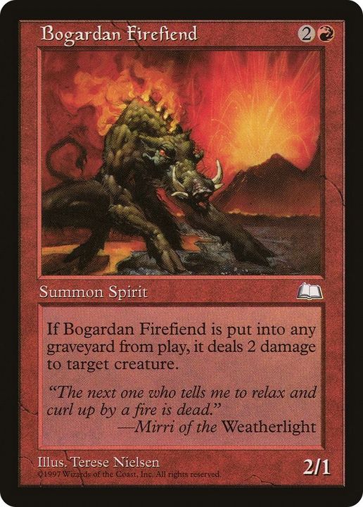 Bogardan Firefiend in the group Magic the Gathering / Sets / Welcome Deck 2016 at Proxyprinters.com (46989)