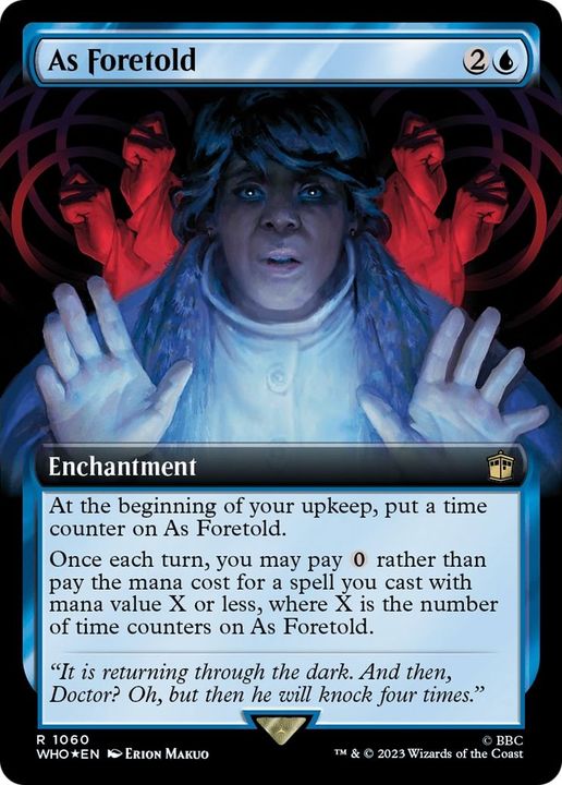 As Foretold in the group Magic the Gathering / Types / Enchantment / Enchantment at Proxyprinters.com (47001)