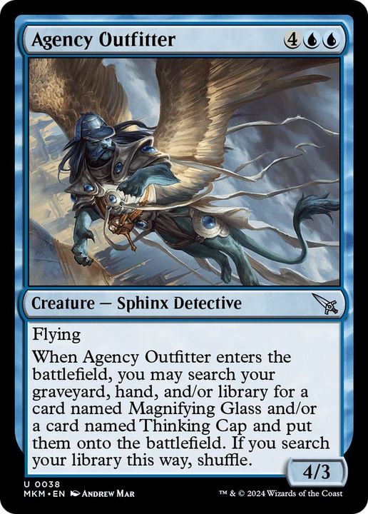 Agency Outfitter in the group Magic the Gathering / Types / Colors / Blue at Proxyprinters.com (47014)