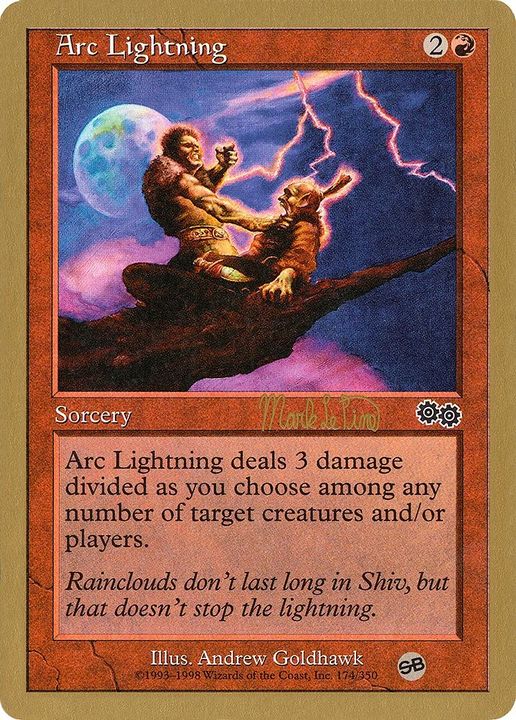 Arc Lightning in the group Magic the Gathering / Types / Colors / Red at Proxyprinters.com (47018)