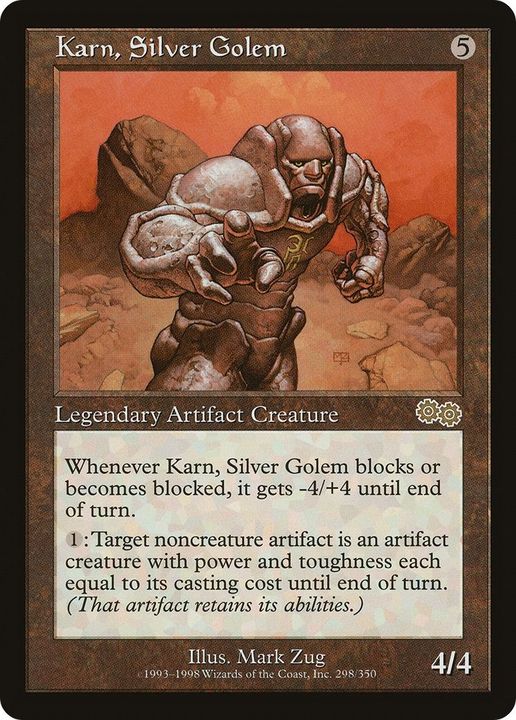 Karn, Silver Golem in the group Magic the Gathering / Types / Artifacts / Legendary Artifact at Proxyprinters.com (47024)