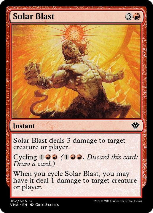 Solar Blast in the group Magic the Gathering / Types / Colors / Red at Proxyprinters.com (47032)