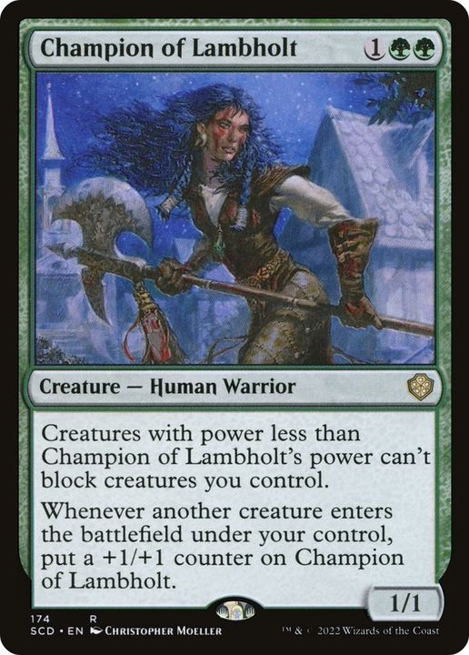 Champion of Lambholt in the group Magic the Gathering / Types / Creatures / Warrior at Proxyprinters.com (47049)