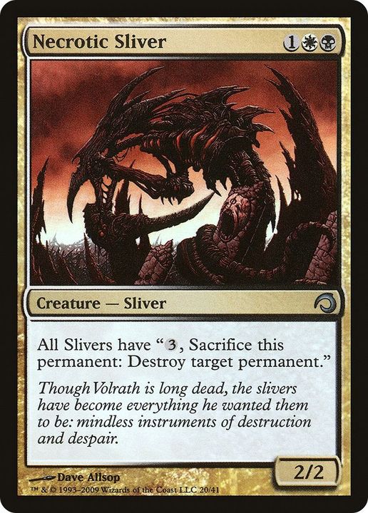 Necrotic Sliver in the group Magic the Gathering / Sets / Premium Deck Series: Slivers at Proxyprinters.com (47052)