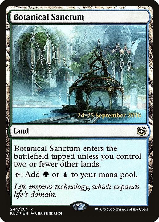 Botanical Sanctum in the group Magic the Gathering / Sets / Kaladesh Promos at Proxyprinters.com (47083)