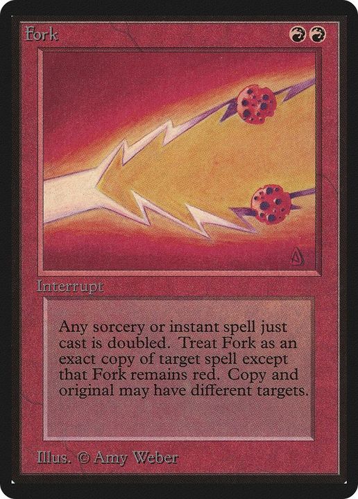 Fork in the group Magic the Gathering / Types / Colors / Red at Proxyprinters.com (47090)