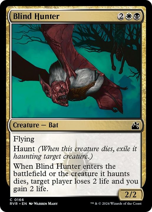 Blind Hunter in the group Magic the Gathering / Types / Colors / Multicolors / B, W at Proxyprinters.com (47099)