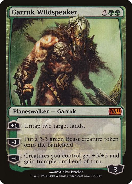 Garruk Wildspeaker in the group Magic the Gathering / Types / Colors / Green at Proxyprinters.com (471)