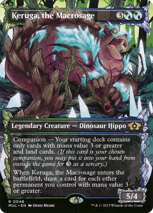 Keruga, the Macrosage in the group Magic the Gathering / Types / Colors / Multicolors / G, U at Proxyprinters.com (47102)