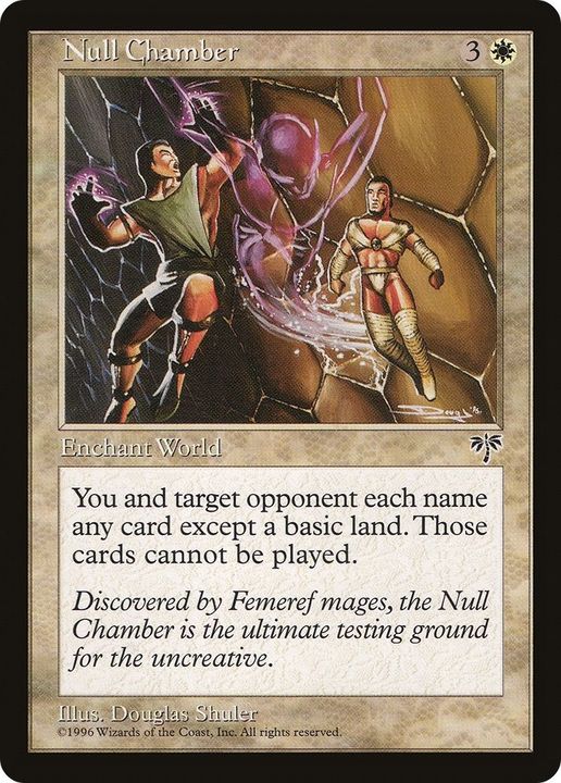 Null Chamber in the group Magic the Gathering / Types / Colors / White at Proxyprinters.com (47106)