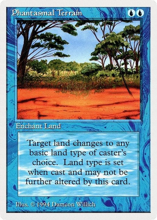 Phantasmal Terrain in the group Magic the Gathering / Types / Colors / Blue at Proxyprinters.com (47114)