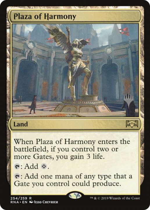 Plaza of Harmony in the group Magic the Gathering / Sets / Ravnica Remastered Tokens at Proxyprinters.com (47117)