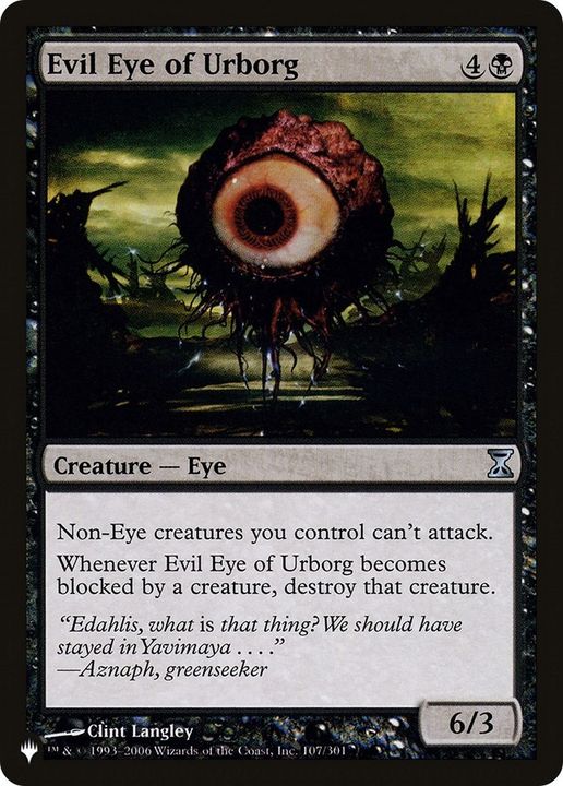 Evil Eye of Urborg in the group Magic the Gathering / Sets / The List at Proxyprinters.com (47135)