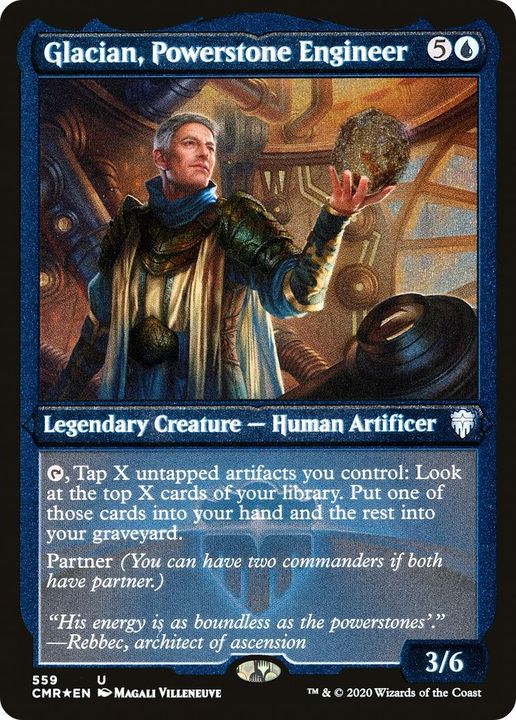 Glacian, Powerstone Engineer in the group Magic the Gathering / Sets / Commander Legends at Proxyprinters.com (47141)