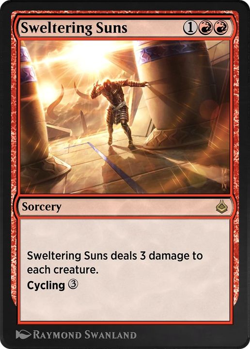 Sweltering Suns in the group Magic the Gathering / Sets / Amonkhet Remastered at Proxyprinters.com (47144)