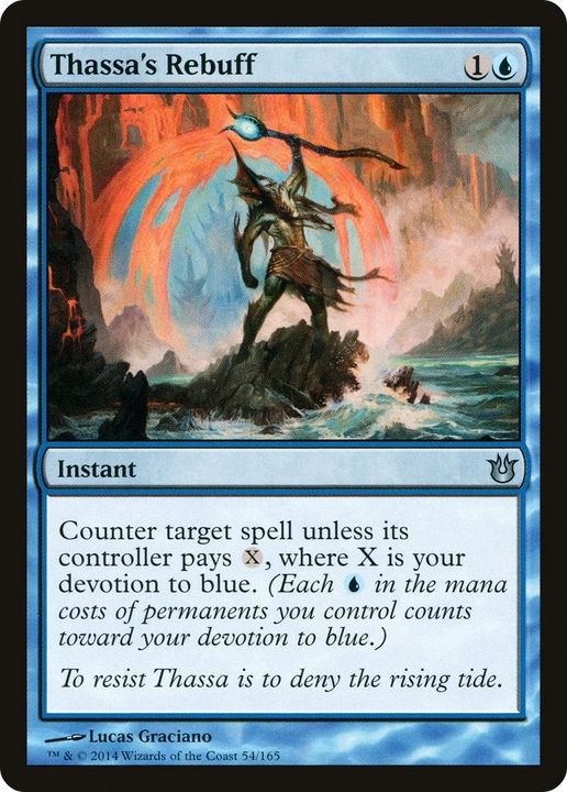 Thassa's Rebuff in the group Magic the Gathering / Types / Colors / Blue at Proxyprinters.com (47149)