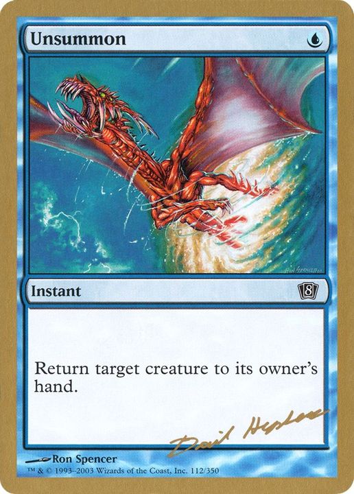 Unsummon in the group Magic the Gathering / Types / Colors / Blue at Proxyprinters.com (47168)