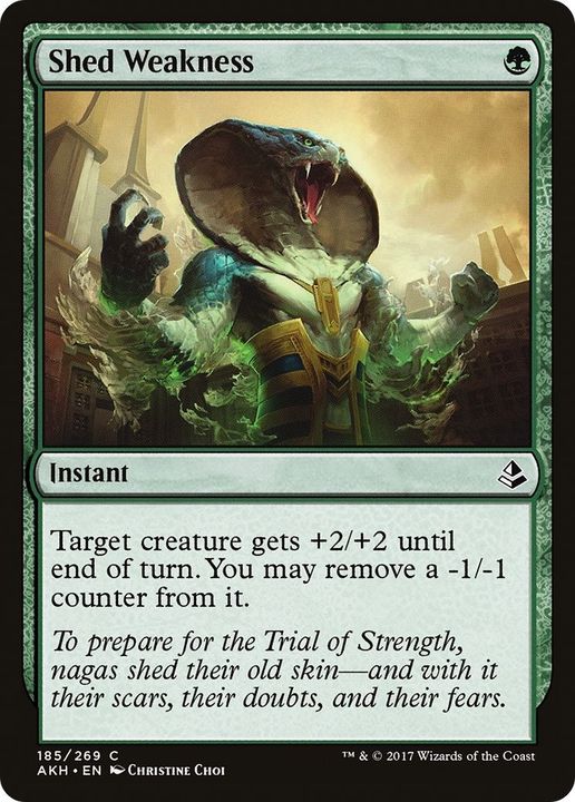 Shed Weakness in the group Magic the Gathering / Types / Colors / Green at Proxyprinters.com (47171)