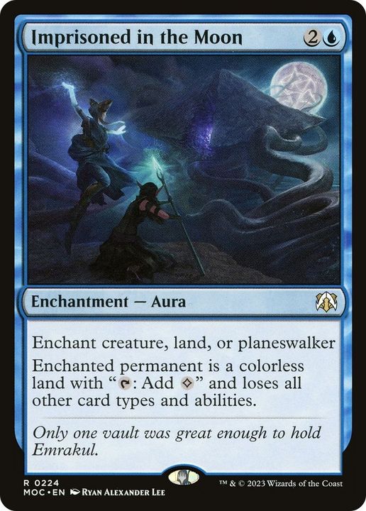 Imprisoned in the Moon in the group Magic the Gathering / Types / Colors / Blue at Proxyprinters.com (47173)