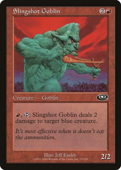 Slingshot Goblin in the group Magic the Gathering / Types / Creatures / Goblin at Proxyprinters.com (47174)