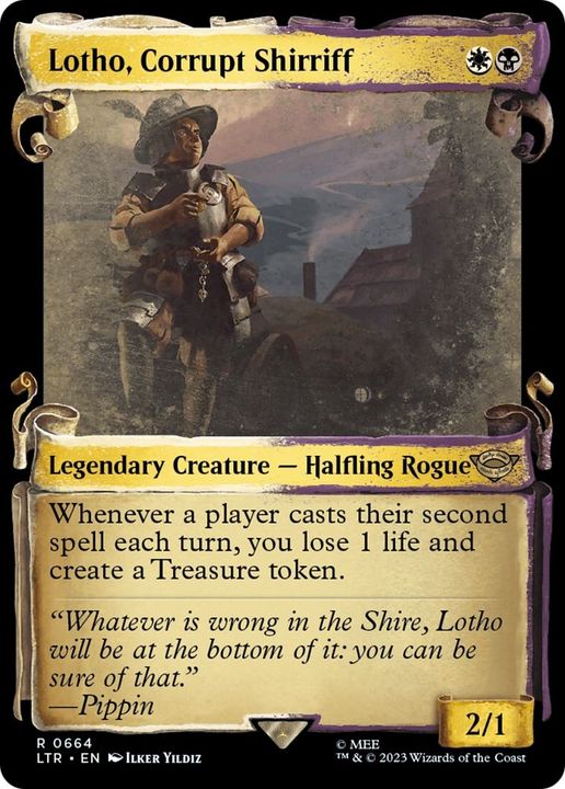 Lotho, Corrupt Shirriff in the group Magic the Gathering / Types / Colors / Multicolors / B, W at Proxyprinters.com (47190)