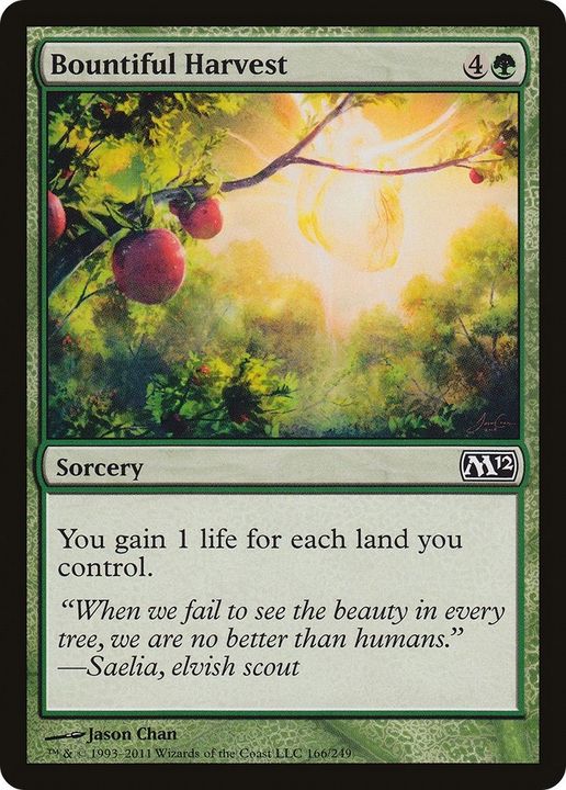 Bountiful Harvest in the group Magic the Gathering / Types / Colors / Green at Proxyprinters.com (47201)