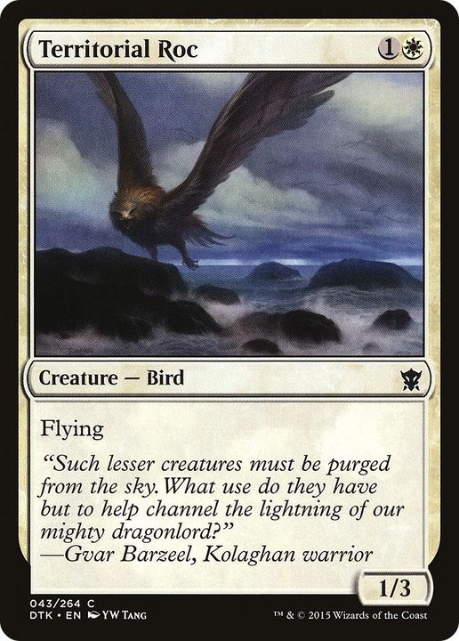 Territorial Roc in the group Magic the Gathering / Types / Colors / White at Proxyprinters.com (4721)