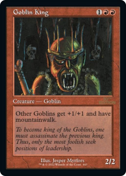 Goblin King in the group Magic the Gathering / Sets / 30th Anniversary Edition at Proxyprinters.com (47217)