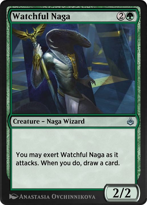 Watchful Naga in the group Magic the Gathering / Sets / Amonkhet Remastered at Proxyprinters.com (47225)