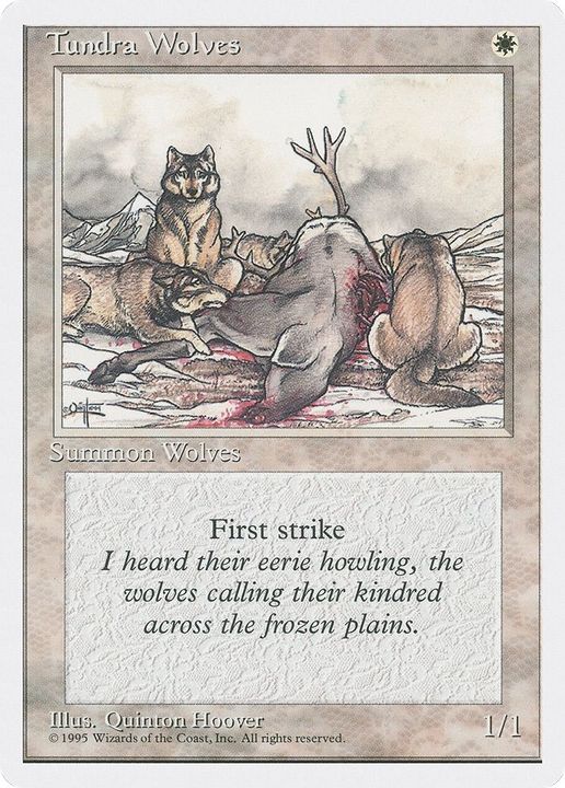 Tundra Wolves in the group Magic the Gathering / Types / Colors / White at Proxyprinters.com (4724)