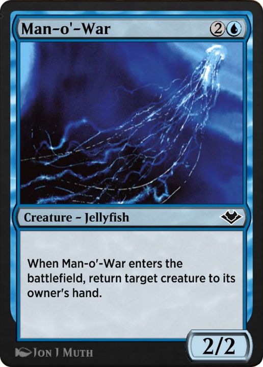 Man-o'-War in the group Magic the Gathering / Types / Colors / Blue at Proxyprinters.com (4725)