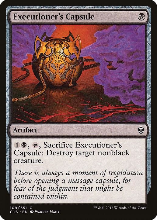 Executioner's Capsule in the group Magic the Gathering / Sets / Commander 2016 at Proxyprinters.com (47263)