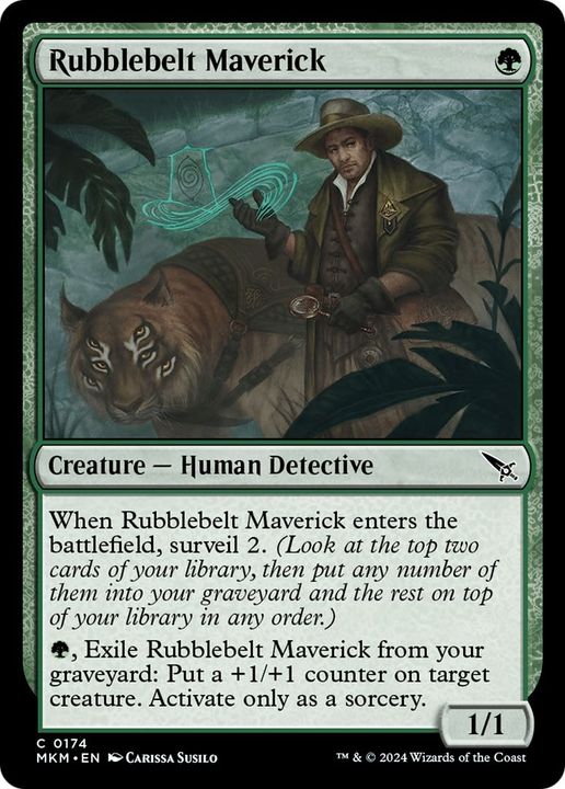 Rubblebelt Maverick in the group Magic the Gathering / Types / Creatures / Human at Proxyprinters.com (47270)