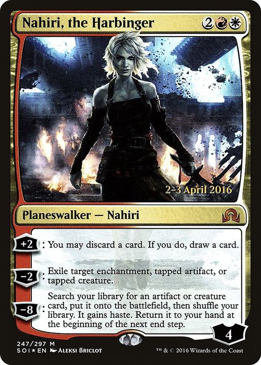 Nahiri, the Harbinger in the group Magic the Gathering / Types / Colors / Multicolors / R, W at Proxyprinters.com (47289)