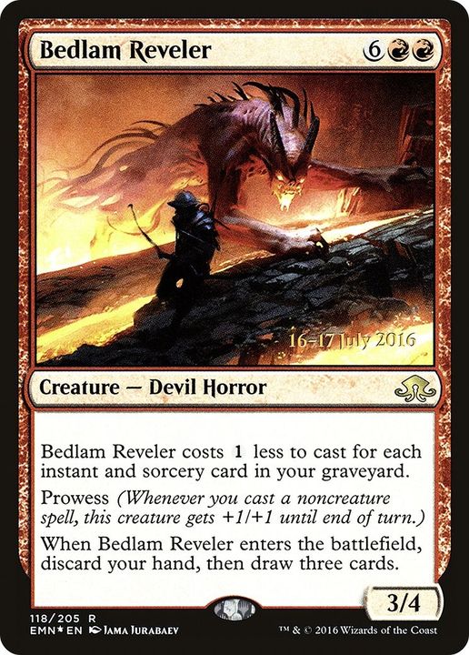 Bedlam Reveler in the group Magic the Gathering / Sets / Eldritch Moon Promos at Proxyprinters.com (47300)