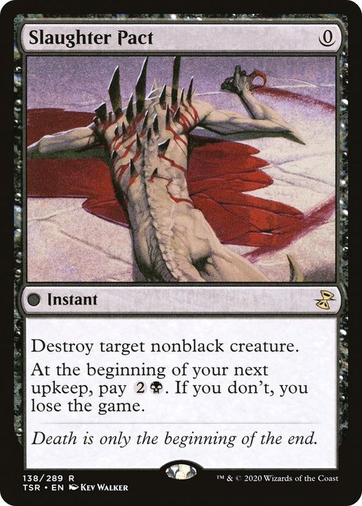 Slaughter Pact in the group Magic the Gathering / Types / Colors / Black at Proxyprinters.com (47303)