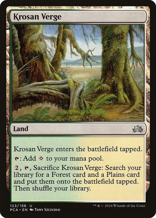 Krosan Verge in the group Magic the Gathering / Sets / Planechase Anthology at Proxyprinters.com (47310)