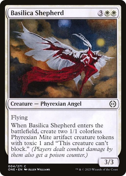 Basilica Shepherd in the group Magic the Gathering / Sets / Phyrexia: All Will Be One at Proxyprinters.com (47320)