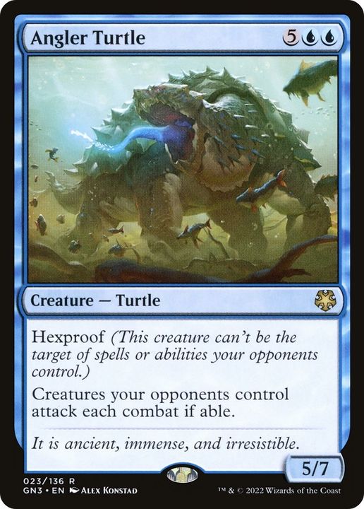 Angler Turtle in the group Magic the Gathering / Types / Colors / Blue at Proxyprinters.com (47330)