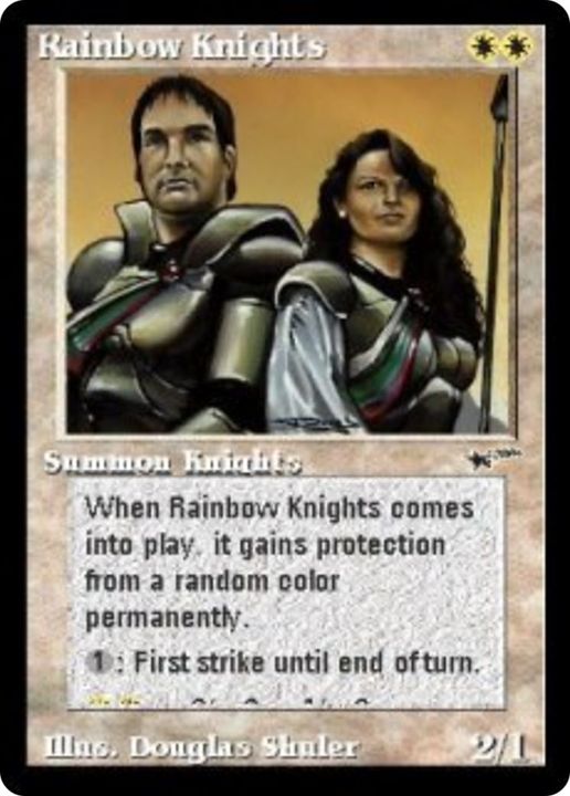 Rainbow Knights in the group Magic the Gathering / Types / Colors / White at Proxyprinters.com (47353)