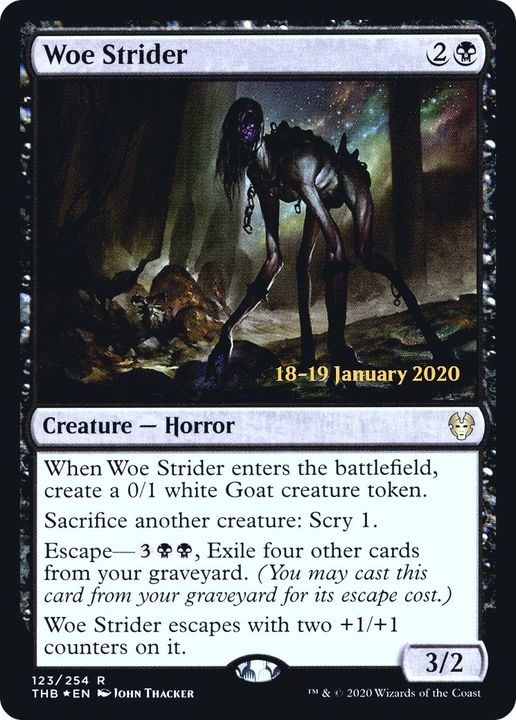 Woe Strider in the group Magic the Gathering / Types / Colors / Black at Proxyprinters.com (47369)