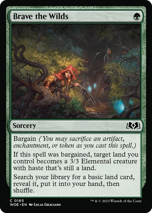 Brave the Wilds in the group Magic the Gathering / Types / Colors / Green at Proxyprinters.com (47382)