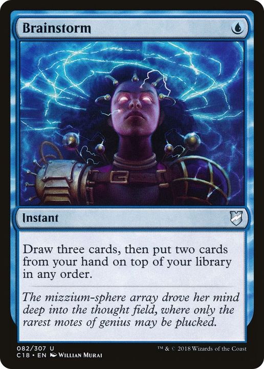 Brainstorm in the group Magic the Gathering / Types / Colors / Blue at Proxyprinters.com (47391)