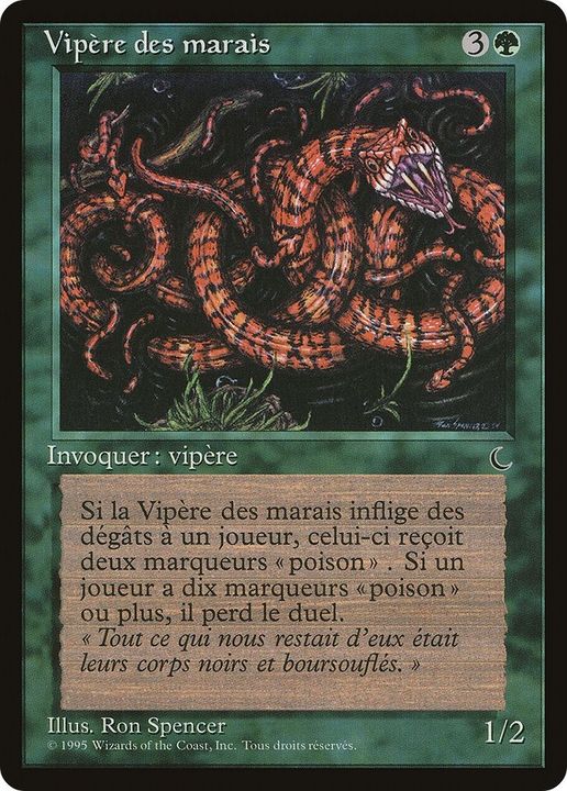 Marsh Viper in the group Magic the Gathering / Types / Colors / Green at Proxyprinters.com (47405)