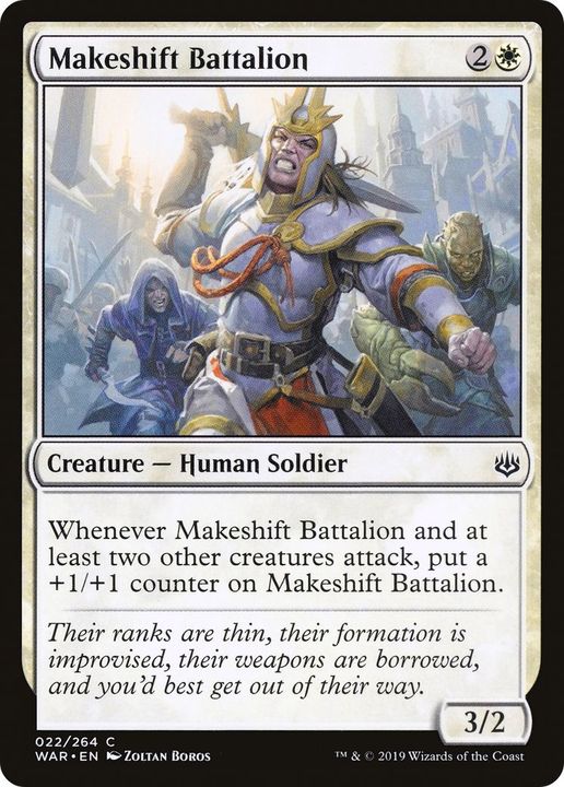 Makeshift Battalion in the group Magic the Gathering / Types / Creatures / Human at Proxyprinters.com (47409)