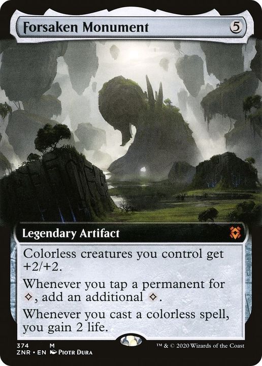 Forsaken Monument in the group Magic the Gathering / Types / Artifacts / Legendary Artifact at Proxyprinters.com (4741)