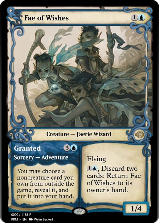 Fae of Wishes // Granted in the group Magic the Gathering / Types / Creatures / Wizard at Proxyprinters.com (47418)