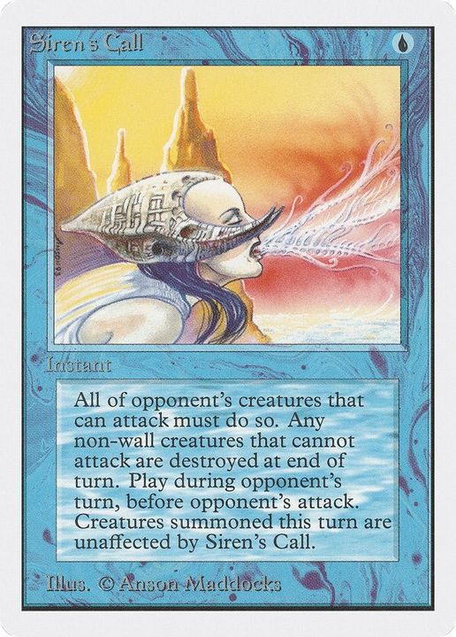 Siren's Call in the group Magic the Gathering / Types / Colors / Blue at Proxyprinters.com (4742)